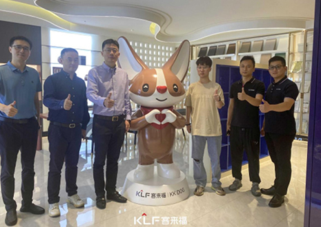 熱烈歡迎中國(guó)建博會(huì)領(lǐng)導(dǎo)一行蒞臨客來(lái)福智能科技股份有限公司參觀指導(dǎo)！